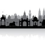 mysore-india-city-skyline-silhouette-vector-37341307